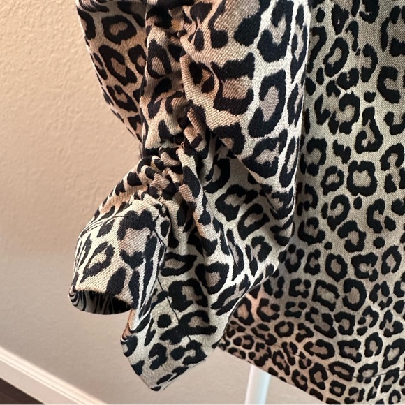 Chico’s Leopard Print Button-Up Jacket – Chico Size 0 - Picture 4 of 8